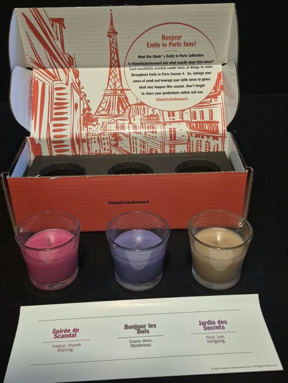 Emily in Paris x Glade Candle Set New